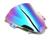 Suzuki Gsxr 600 750 Iridium Rainbow Double Bubble Windscreen Shield 2004-2005